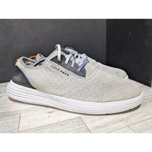 Cole Haan Grand Sport Men’s White Knit Sport Journey Sneakers C34648 Size 11.5